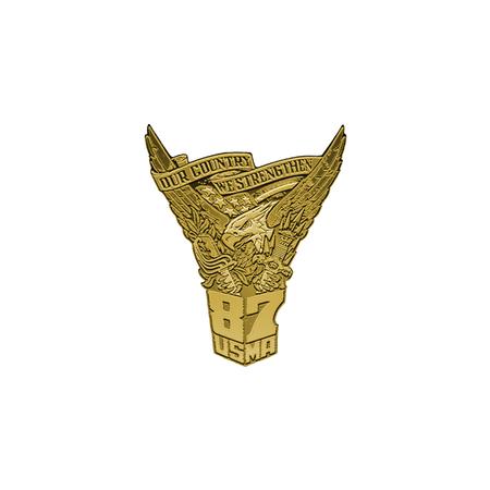 1987 Crest Lapel Pin